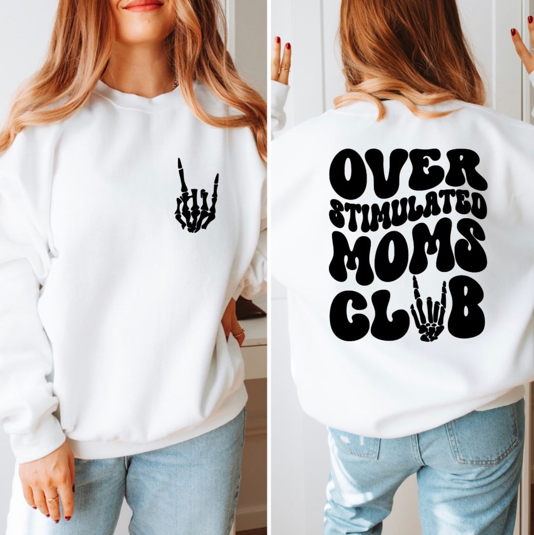 Overstimulated Mom's Club Graphic Top