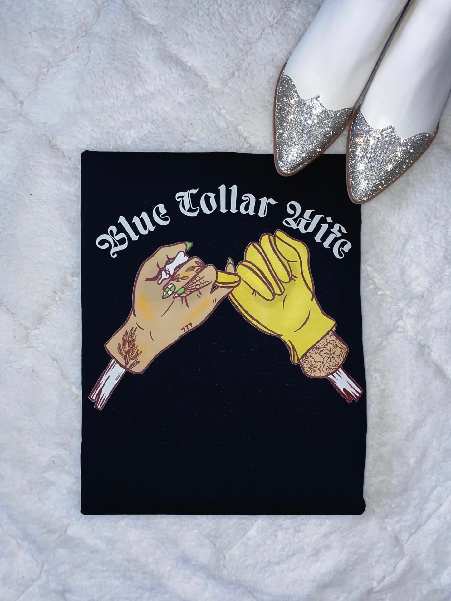 Blue Collar Wives Graphic Top