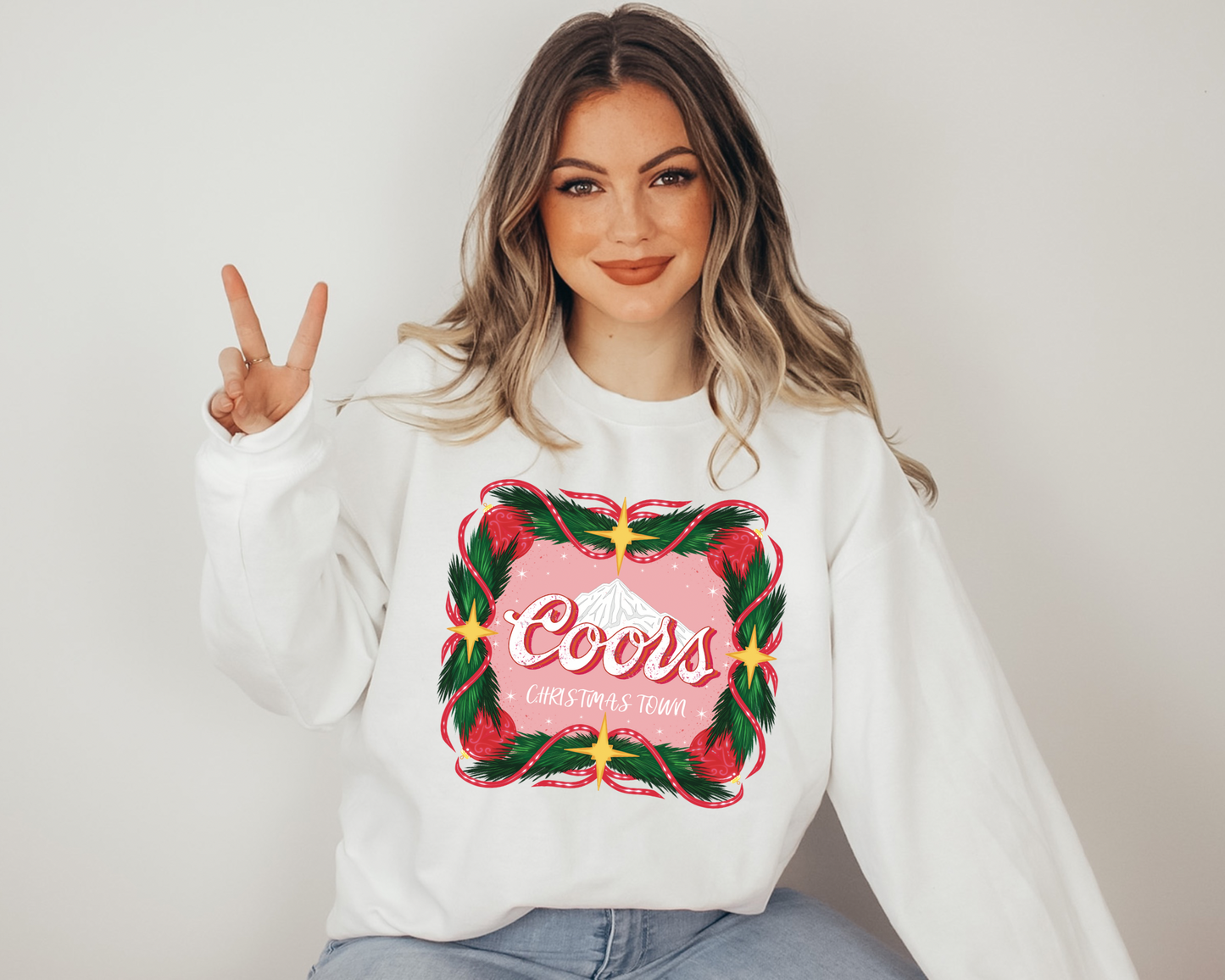Christmas Coors Graphic Top