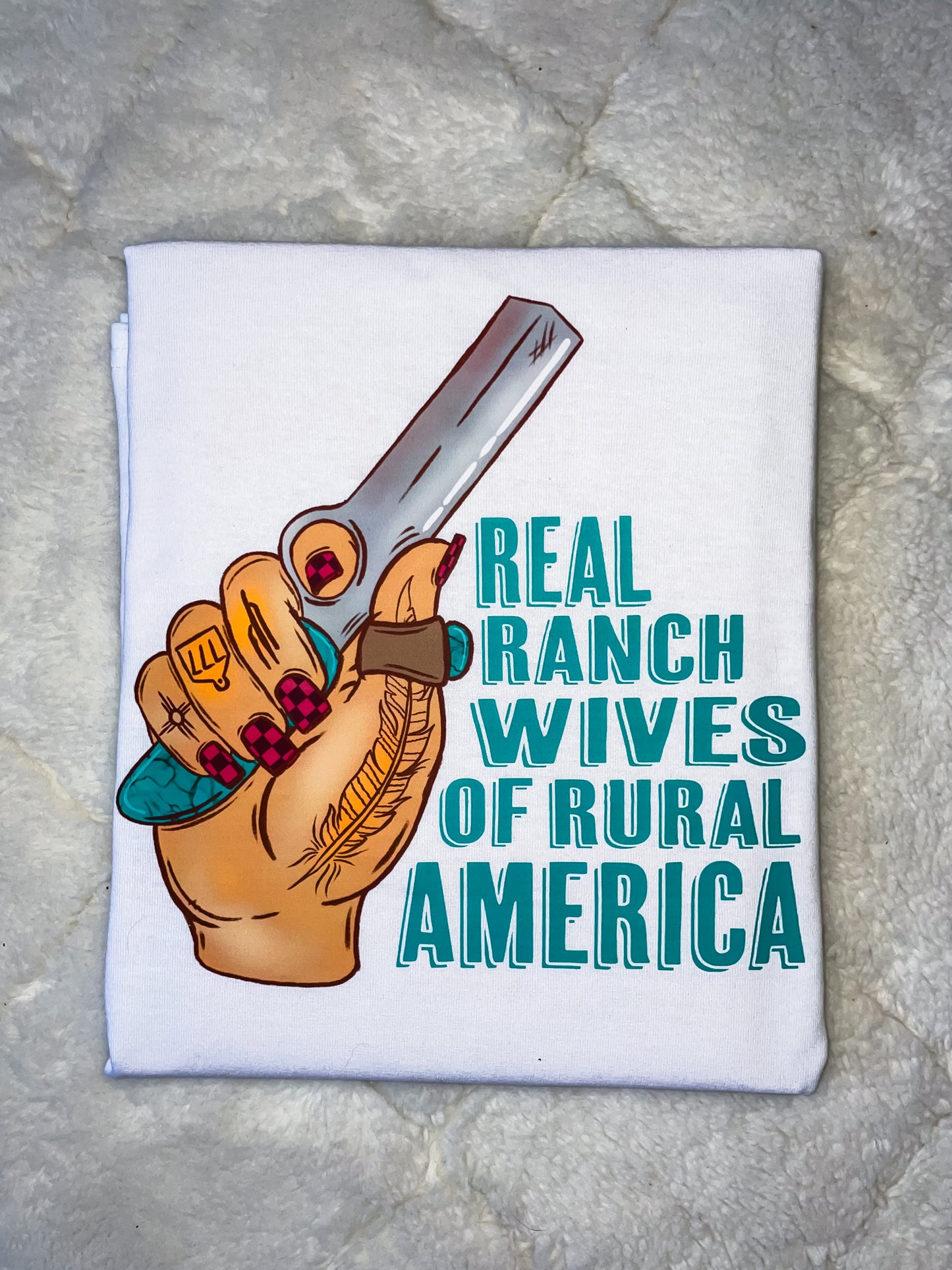 Real Ranch Wives Of Rural America Graphic Top
